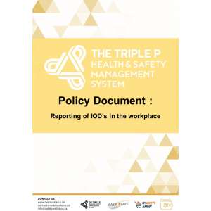 Free Download - Reporting of Occupational Injuries and Disease Policy Document