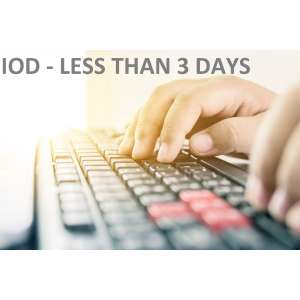 Reporting and Capturing of an IOD - Less than 3 Days