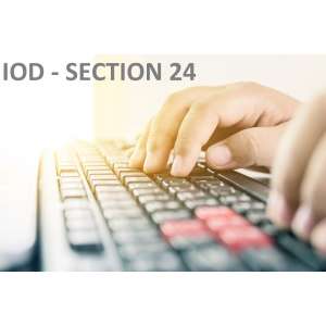 Reporting and Capturing of an IOD - Section 24