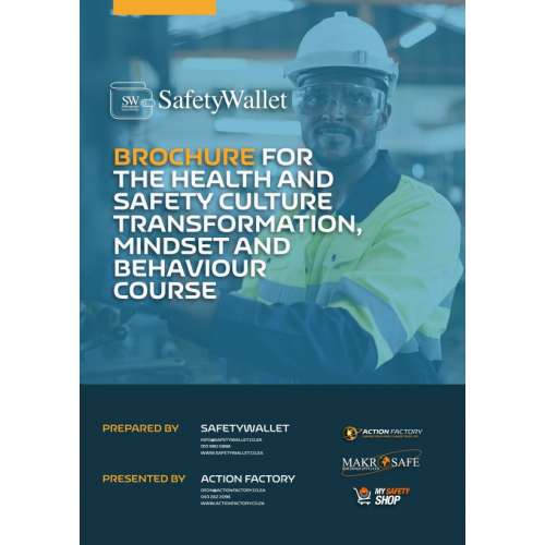 Brochure for the Health and Safety Culture Transformation Mindset and Behaviour Course preview image 0