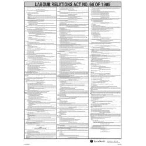 Labour Relations Act No. 66 of 1995 Poster preview image 0