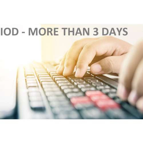 Reporting and Capturing of an IOD - More than 3 Days preview image 0