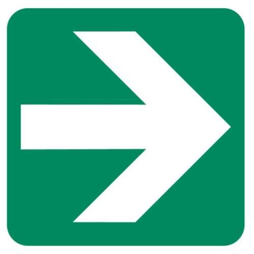 Green Arrow Direction - GA2 - ABS - 190 preview image 0