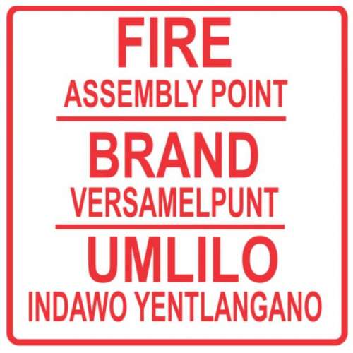 Fire Assembly Point - M075 - CDK - 290 preview image 0