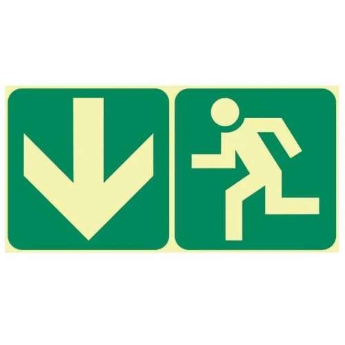 Running Man Left & Down Arrow - GP18 - PHT - 380 preview image 0