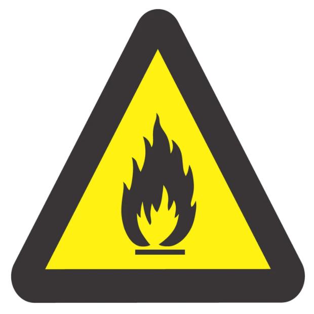 Fire Hazard Warning WW2 ABS 290